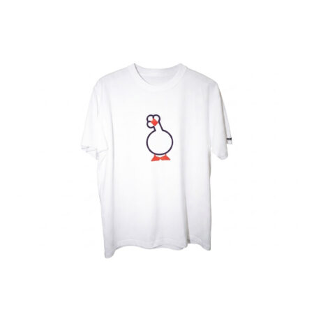 wndturb duck 1-2 tee white
