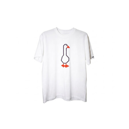 wndturb goose 1-2 tee white